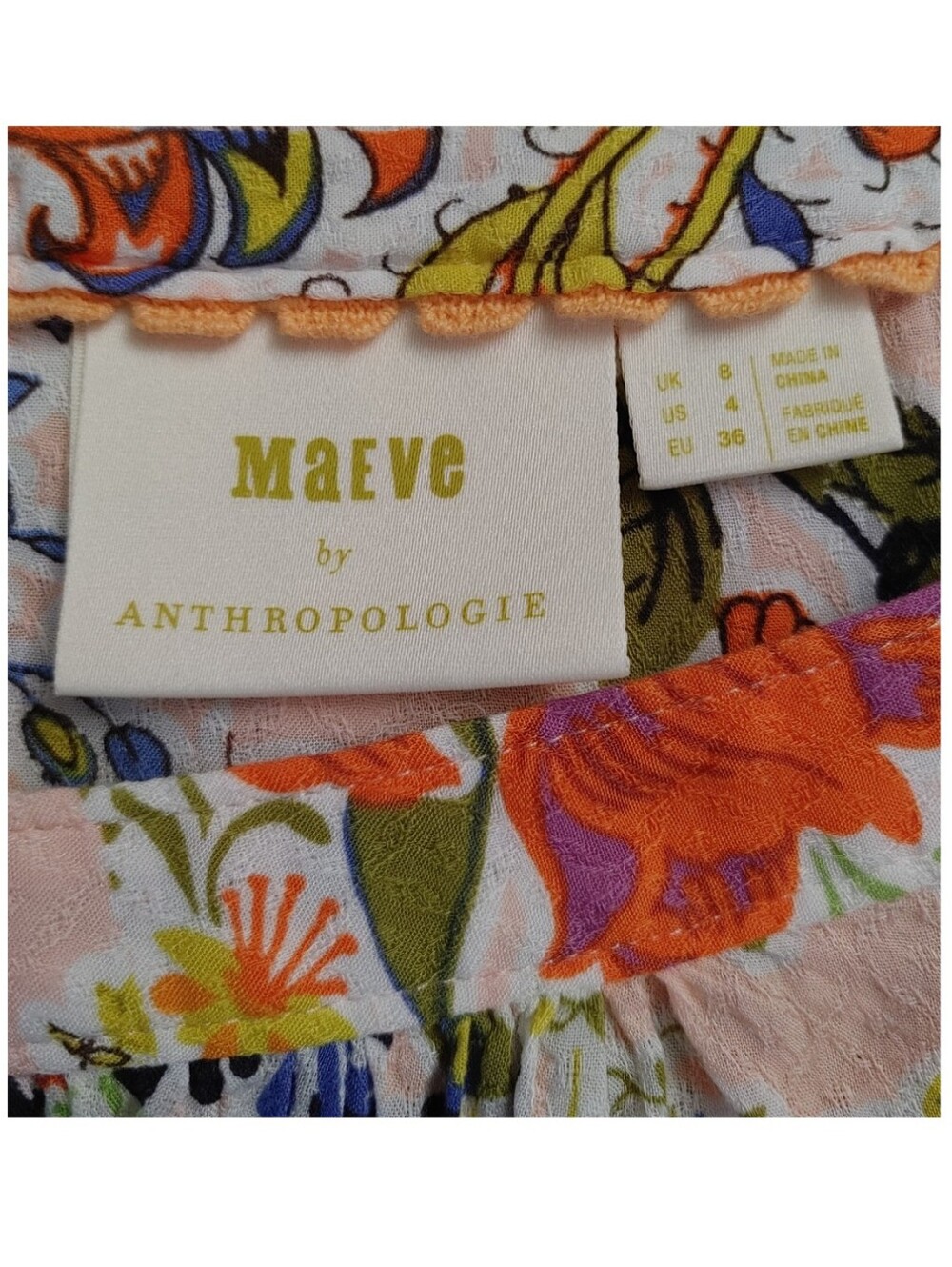 Anthro Blouse Sz 4 - Picture 3 of 6